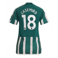 Manchester United Casemiro #18 Auswärtstrikot Frauen 2023-24 Kurzarm